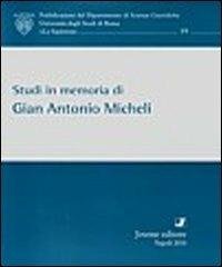 Studi in memoria di Gian Antonio Micheli - copertina
