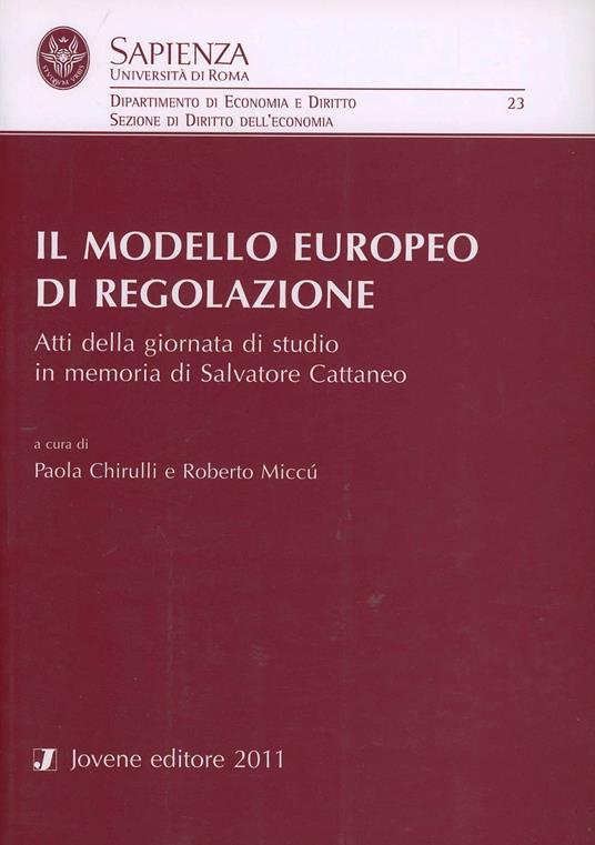 Il modello europeo di regolazione - copertina