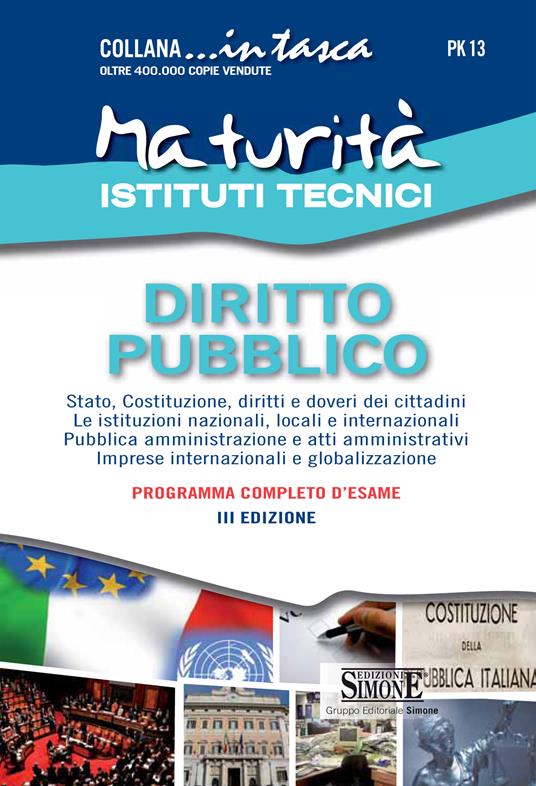 Maturità istituti tecnici. Diritto pubblico - Redazioni Edizioni Simone - ebook