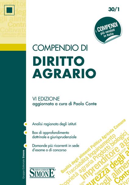 Compendio di diritto agrario - Paolo Conte - ebook
