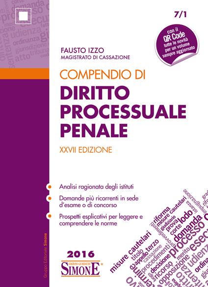 Compendio di diritto processuale penale - Fausto Izzo - ebook