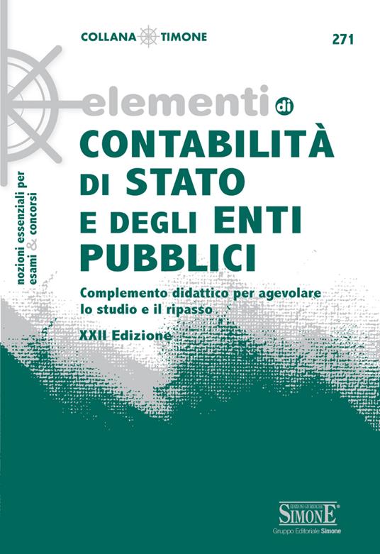 Elementi di contabilità di Stato e degli enti pubblici - Redazioni Edizioni Simone - ebook