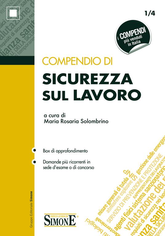 Compendio di sicurezza sul lavoro - Maria Rosaria Solombrino - ebook