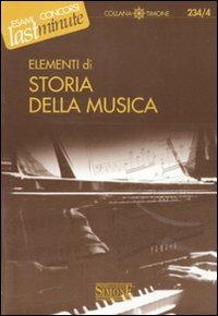 Elementi di storia della musica - copertina