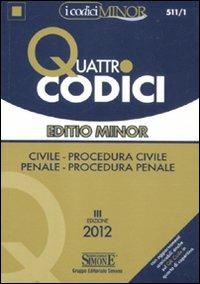 Quattro codici. Ediz. minor - copertina