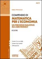 Compendio di matematica per l'economia