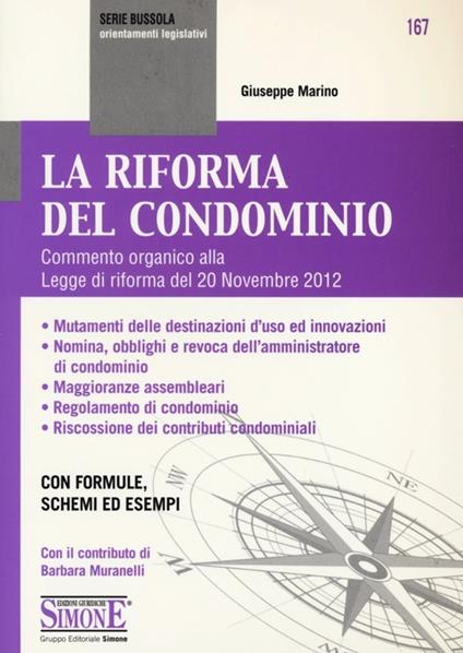 La riforma del condominio - Giuseppe Marino - copertina