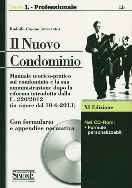 Il nuovo condominio. Con CD-ROM - Rodolfo Cusano - copertina