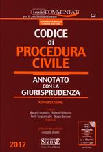  Codice di procedura civile. Annotato con la giurisprudenza. Con CD-ROM