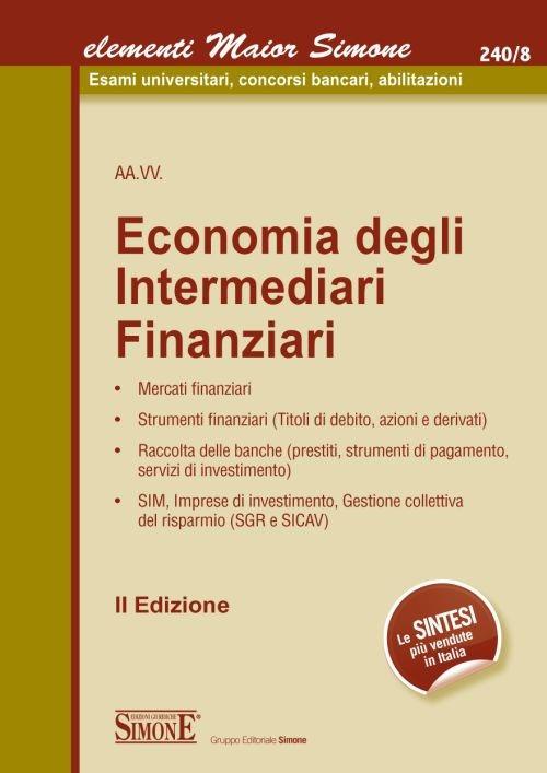 Economia degli intermediari finanziari - copertina