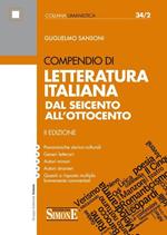 Compendio di letteratura italiana. Dal Seicento all'Ottocento