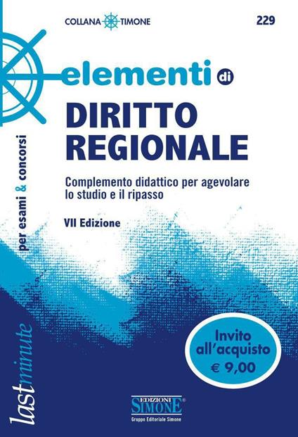 Elementi di Diritto Regionale - Redazioni Edizioni Simone - ebook