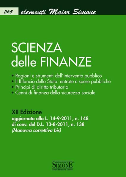 Scienza delle finanze - Redazioni Edizioni Simone - ebook