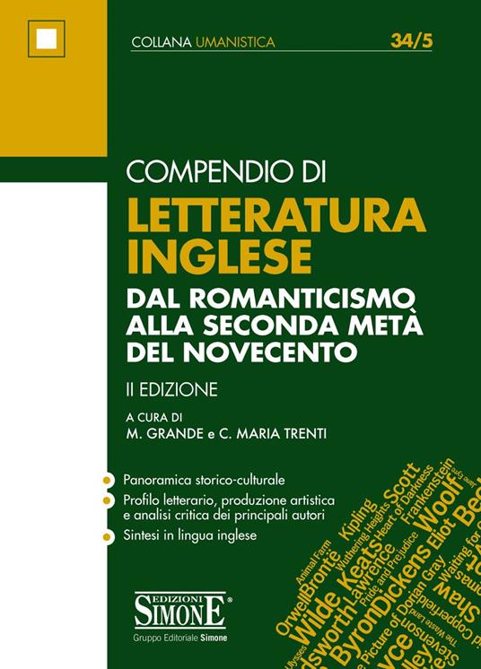 Compendio di letteratura inglese. Dal Romanticismo alla seconda metà del Novecento - M. Grande,C. Maria Trenti - ebook