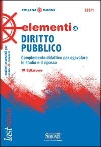 Elementi di diritto pubblico. Complemento didattico per agevolare lo studio e il ripasso - Redazioni Edizioni Simone - ebook