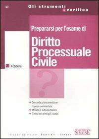 Prepararsi per l'esame di diritto processuale civile - copertina
