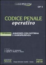 Codice penale operativo. Annotato con dottrina e giurisprudenza