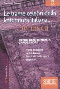 Le trame celebri della letteratura italiana - Susanna Cotena - copertina