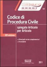 Codice di procedura civile spiegato articolo per articolo