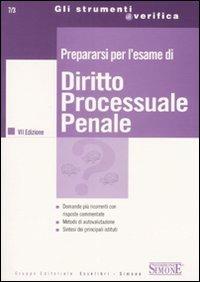 Prepararsi per l'esame di diritto processuale penale - copertina