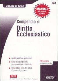 Compendio di diritto ecclesiastico - copertina