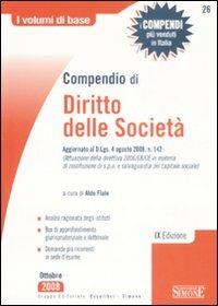 Compendio di diritto delle società - copertina
