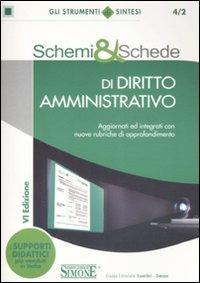 Schemi & schede di diritto amministrativo - copertina