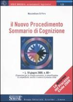 Il nuovo procedimento sommario di cognizione