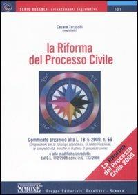 La riforma del processo civile -  Cesare Taraschi - copertina