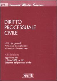 Diritto processuale civile - copertina