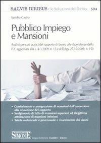 Pubblico impiego e mansioni - Sandro Castro - copertina