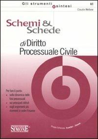 Schemi & schede di diritto processuale civile - Claudio Mellone - copertina