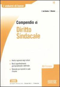 Compendio di diritto sindacale - copertina