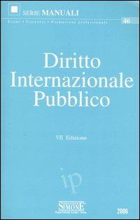 Diritto internazionale pubblico - copertina