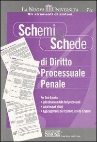 Schemi & schede di diritto processuale penale - copertina