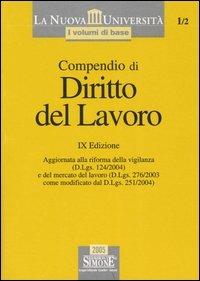 Compendio di diritto del lavoro - copertina