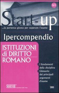Ipercompendio istituzioni di diritto romano - copertina