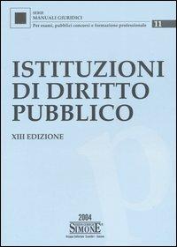 Istituzioni di diritto pubblico - copertina