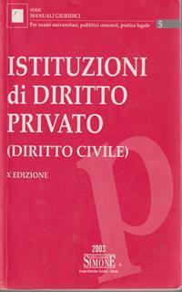 Istituzioni di diritto privato (diritto civile)