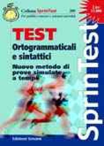 Test ortogrammaticali e sintattici - copertina