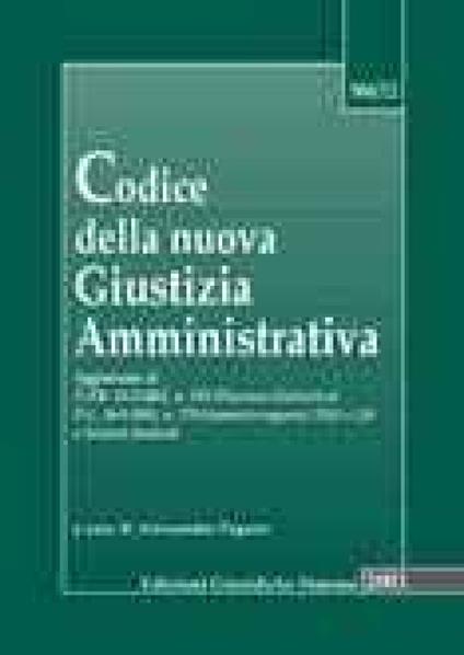 Codice della nuova giustizia amministrativa - copertina