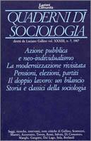Quaderni di sociologia. Vol. 7 - copertina