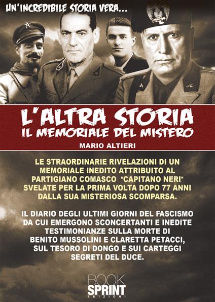 L' altra storia - Mario Altieri - copertina