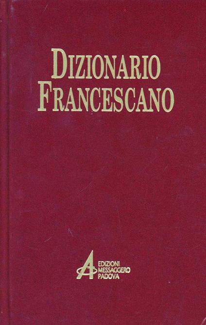 Dizionario francescano - copertina