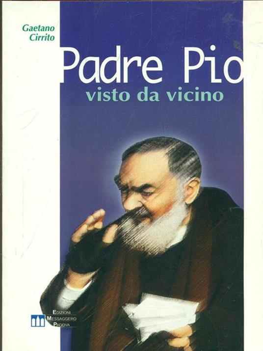Padre Pio visto da vicino - Gaetano Cirrito - copertina