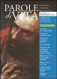 Parole di vita. Colossesi - copertina