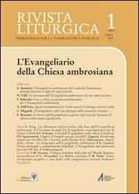 Rivista liturgica (2013). Vol. 1: L'evangeliario della Chiesa ambrosiana - copertina