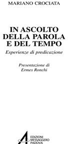 In ascolto della parola e del tempo. Esperienze di predicazione