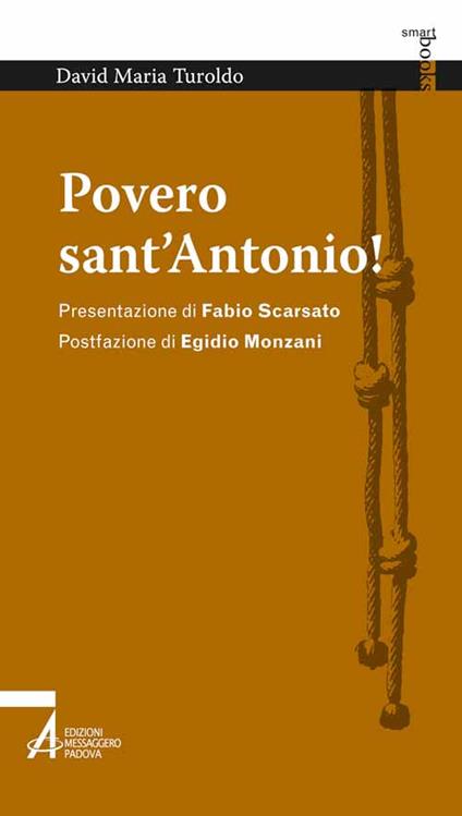 Povero sant'Antonio! - David Maria Turoldo - copertina