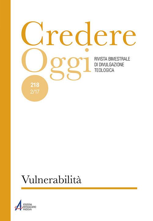 Credereoggi. Vol. 218: Vulnerabilità - copertina